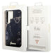 Guess GUHCS23LHTMRSK S23 Ultra S918 black/black hardcase Golden Marble Collection - Cell phone cases