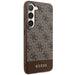 Guess GUHCS23MG4GLBR S23+ S916 brown/brown hardcase 4G Stripe Collection - Cell phone cases and covers<<<HurtelXML