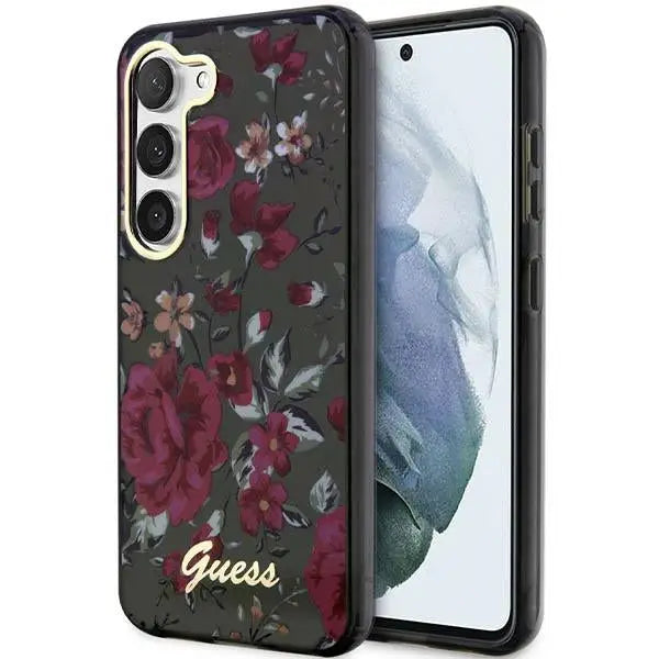 Guess GUHCS23MHCFWSA S23+ S916 green/kaki hardcase Flower Collection - Cell phone cases and covers<<<HurtelXML