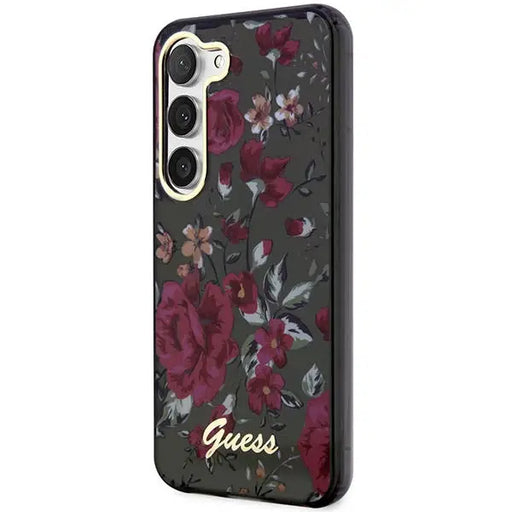 Guess GUHCS23MHCFWSA S23+ S916 green/kaki hardcase Flower Collection - Cell phone cases and covers<<<HurtelXML