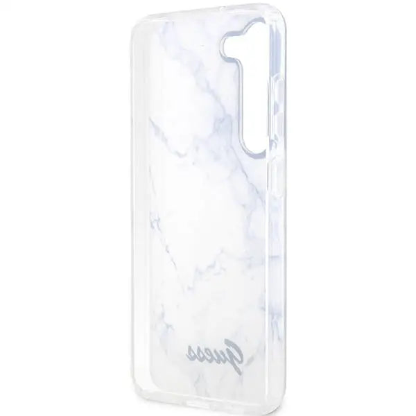 Guess GUHCS23MPCUMAH S23+ S916 white/white hardcase Marble - Cell phone cases and covers<<<HurtelXML