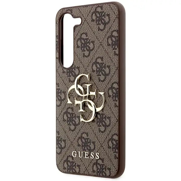 Guess GUHCS23S4GMGBR S23 S911 brown/brown hardcase 4G Big Metal Logo - Cell phone cases and covers<<<HurtelXML