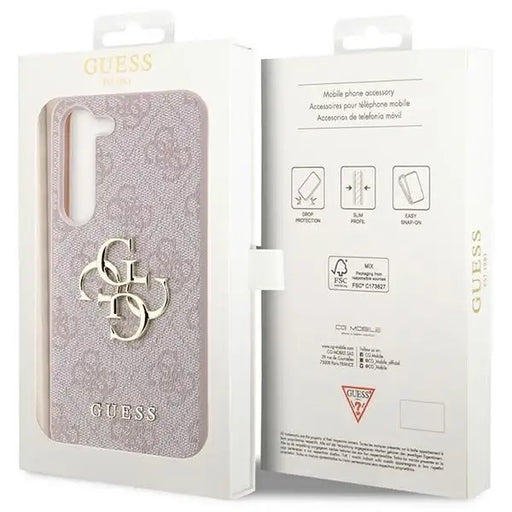 Guess GUHCS23S4GMGPI S23 S911 pink/pink hardcase 4G Big Metal Logo - Cell phone cases and covers<<<HurtelXML