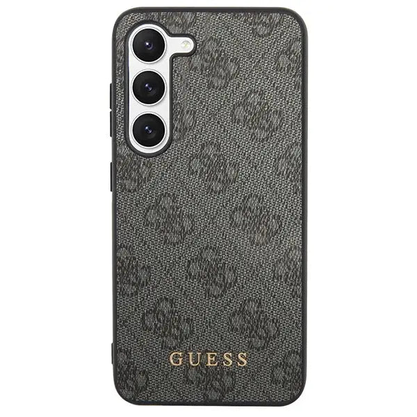 Guess GUHCS23SG4GFGR S23 S911 grey/grey hardcase 4G Metal Gold Logo - Cell phone cases and covers<<<HurtelXML