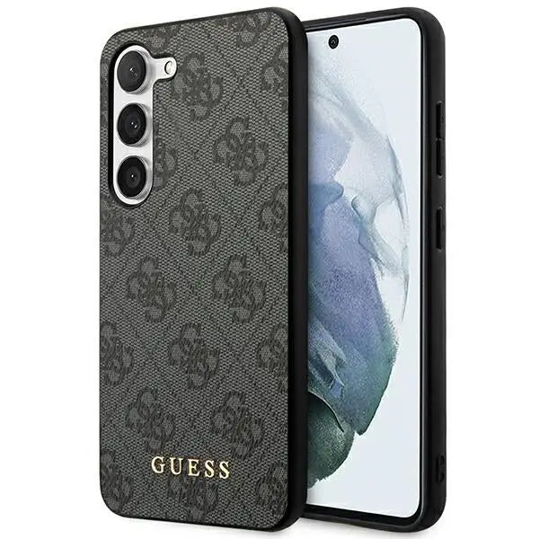 Guess GUHCS23SG4GFGR S23 S911 grey/grey hardcase 4G Metal Gold Logo - Cell phone cases and covers<<<HurtelXML