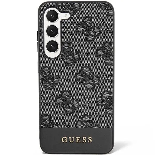 Guess GUHCS23SG4GLGR S23 S911 black/black hardcase 4G Stripe Collection - Cell phone cases and covers<<<HurtelXML