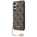 Guess GUHCS23SGF4GBR S23 S911 brown/brown hardcase 4G Charms Collection - Cell phone cases and covers<<<HurtelXML
