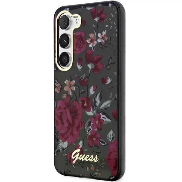 Guess GUHCS23SHCFWSA S23 S911 green/kaki hardcase Flower Collection - Cell phone cases and covers<<<HurtelXML