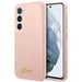 Guess GUHCS23SLSLMGPP S23 S911 pink/pink hardcase Silicone Script Metal Logo - Cell phone cases and covers<<<HurtelXML