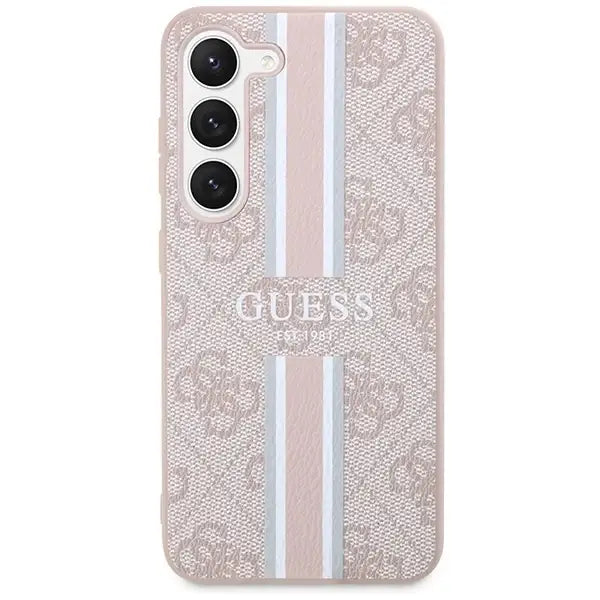 Guess GUHCS23SP4RPSP S23 S911 pink/pink hardcase 4G Printed Stripe - Cell phone cases and covers<<<HurtelXML