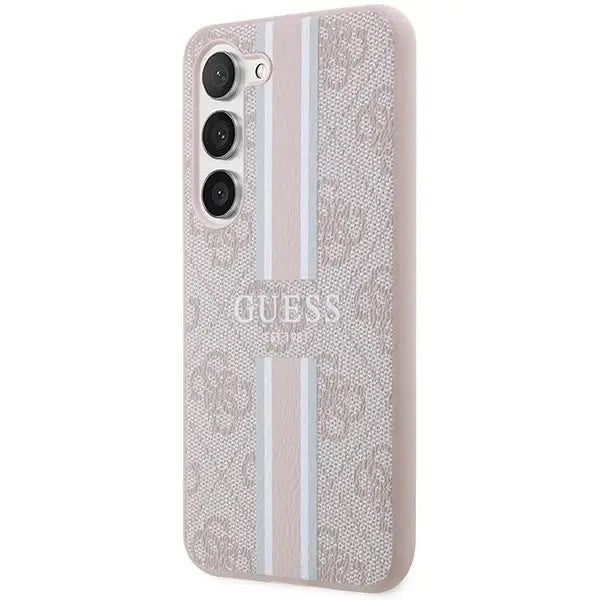 Guess GUHCS23SP4RPSP S23 S911 pink/pink hardcase 4G Printed Stripe - Cell phone cases and covers<<<HurtelXML