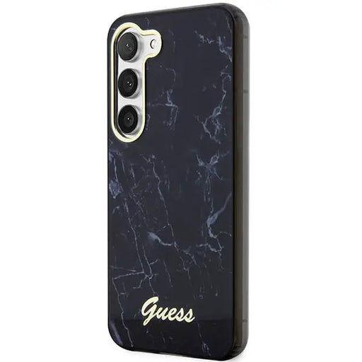 Guess GUHCS23SPCUMAK S23 S911 black/black hardcase Marble - Cell phone cases and covers<<<HurtelXML