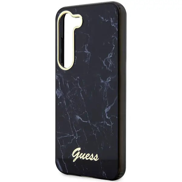 Guess GUHCS23SPCUMAK S23 S911 black/black hardcase Marble - Cell phone cases and covers<<<HurtelXML
