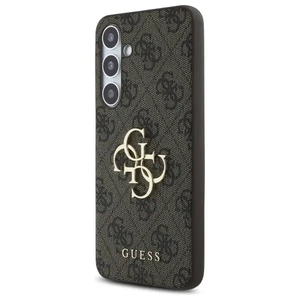 Guess GUHCS24FE4GMGBR S24 FE S721 brown/brown hardcase 4G Big Metal Logo - Cell phone cases and covers<<<HurtelXML