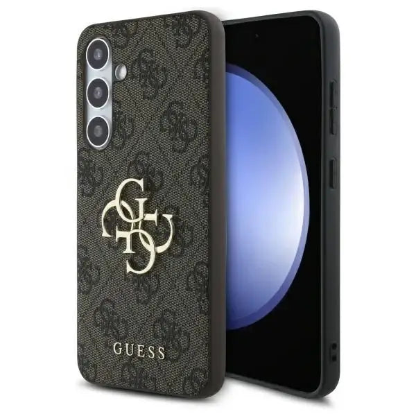 Guess GUHCS24FE4GMGBR S24 FE S721 brown/brown hardcase 4G Big Metal Logo - Cell phone cases and covers<<<HurtelXML