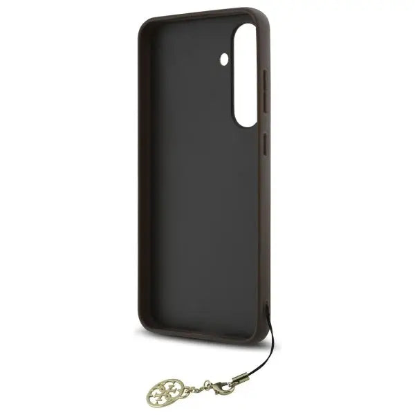 Guess GUHCS24FEGF4GBR S24 FE S721 brown/brown hardcase 4G Charms Collection - Cell phone cases and covers<<<HurtelXML
