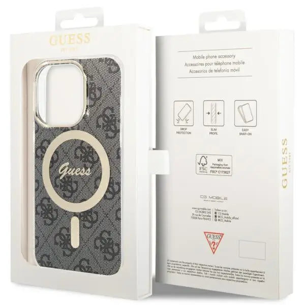 Guess GUHMP13LH4STK iPhone 13 Pro / 13 6.1’’ black/black hardcase 4G MagSafe - Cell phone cases and covers<<<HurtelXML