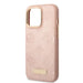 Guess GUHMP13LSAPSTP iPhone 13 Pro / 13 6.1’’ pink/pink hardcase Peony Logo Plate MagSafe - Cell phone cases