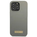 Guess GUHMP13LSPLG iPhone 13 Pro / 13 6.1’’ grey/grey hard case Silicone Logo Plate MagSafe - Cell phone cases