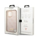 Guess GUHMP13LU4GPRP iPhone 13 Pro / 13 6.1 ’pink / pink hard case 4G Logo Plate MagSafe - Cell phone cases