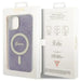 Guess GUHMP14MH4STU iPhone 14 Plus 6.7’’ purple/purple hardcase 4G MagSafe - Cell phone cases and covers<<<HurtelXML