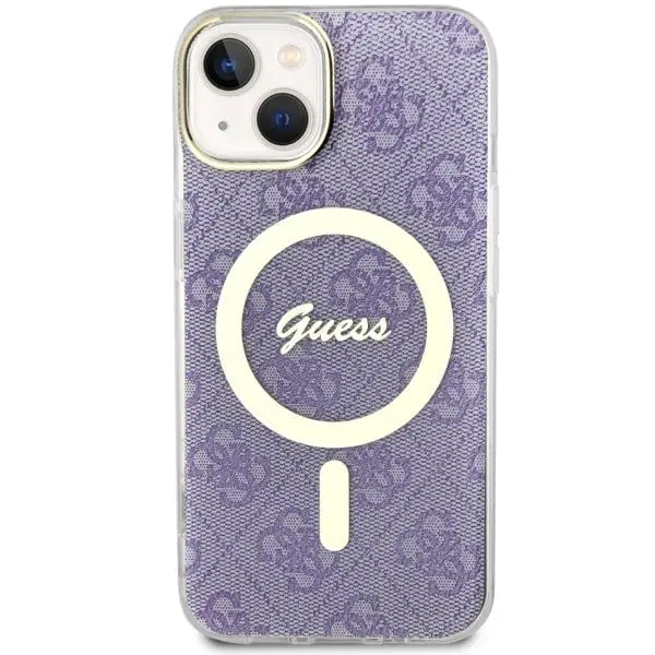 Guess GUHMP14MH4STU iPhone 14 Plus 6.7’’ purple/purple hardcase 4G MagSafe - Cell phone cases and covers<<<HurtelXML