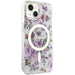 Guess GUHMP14MHCFWST iPhone 14 Plus 6.7’’ transparent hardcase Flower MagSafe - Cell phone cases and covers<<<HurtelXML