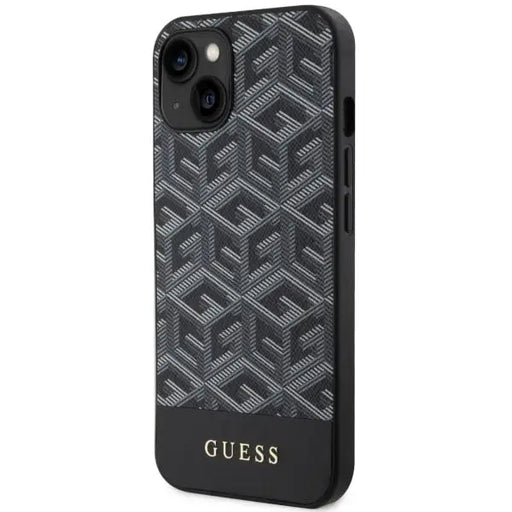 Guess GUHMP14MHGCFSEK iPhone 14 Plus 6.7’’ black/black hardcase GCube Stripes MagSafe - Cell phone cases
