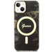 Guess GUHMP14MHTMRSK iPhone 14 Plus 6.7’’ black/black hardcase Golden Marble MagSafe - Cell phone cases
