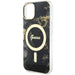 Guess GUHMP14MHTMRSK iPhone 14 Plus 6.7’’ black/black hardcase Golden Marble MagSafe - Cell phone cases