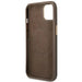 Guess GUHMP14MU4GPRW iPhone 14 Plus 6.7 ’brown / brown hard case 4G Logo Plate MagSafe - Cell phone cases
