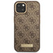 Guess GUHMP14MU4GPRW iPhone 14 Plus 6.7 ’brown / brown hard case 4G Logo Plate MagSafe - Cell phone cases