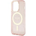 Guess GUHMP14XHCMCGP iPhone 14 Pro Max 6.7’’ pink/pink hardcase Glitter Gold MagSafe - Cell phone cases
