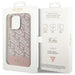 Guess GUHMP14XHGCFSEP iPhone 14 Pro Max 6.7’’ pink/pink hard case GCube Stripes MagSafe - Cell phone cases