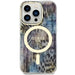 Guess GUHMP14XHLEOPWB iPhone 14 Pro Max 6.7’’ blue/blue hardcase Leopard MagSafe - Cell phone cases