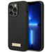 Guess GUHMP14XSBPLK iPhone 14 Pro Max 6.7’’ black/black hard case Silicone Logo Plate MagSafe - Cell phone cases
