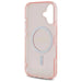 Guess GUHMP16SHFGEREP iPhone 16 6.1’’ pink/pink hardcase IML Glitter Circle MagSafe - Cell phone cases