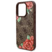 Guess GUHMP16XP4ROPEMCW iPhone 16 Pro Max 6.9’’ brown/brown hardcase 4G Flowers Print MagSafe - Cell phone cases