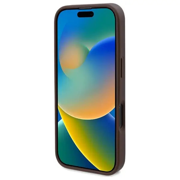 Guess GUHMP16XP4ROPEMCW iPhone 16 Pro Max 6.9’’ brown/brown hardcase 4G Flowers Print MagSafe - Cell phone cases