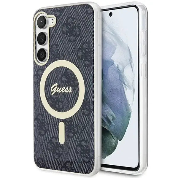 Guess GUHMS23SH4STK S23 S911 black/black hardcase 4G MagSafe - Cell phone cases and covers<<<HurtelXML