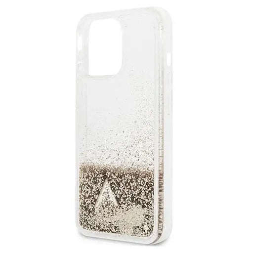 Guess GUOHCP14LGLHFLGO iPhone 14 Pro 6.1 ’gold / gold hardcase Glitter Charms - Cell phone cases and covers<<<HurtelXML