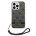 Guess GUOHCP14LH4STK iPhone 14 Pro 6.1 ’black / black hardcase 4G Print Strap - Cell phone cases and covers<<<HurtelXML