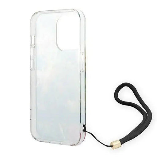 Guess GUOHCP14LHFLSB iPhone 14 Pro 6.1 ’blue / blue hardcase Flower Strap - Cell phone cases and covers<<<HurtelXML