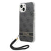 Guess GUOHCP14MH4STK iPhone 14 Plus 6.7 ’black / black hardcase 4G Print Strap - Cell phone cases and covers<<<HurtelXML