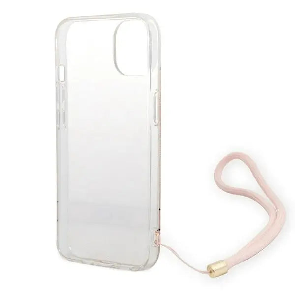 Guess GUOHCP14MH4STP iPhone 14 Plus 6.7 ’pink / pink hardcase 4G Print Strap - Cell phone cases and covers<<<HurtelXML