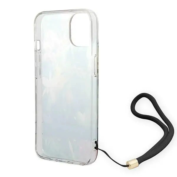 Guess GUOHCP14MHFLSB iPhone 14 Plus 6.7 ’blue / blue hardcase Flower Strap - Cell phone cases and covers<<<HurtelXML