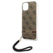 Guess GUOHCP14SH4STW iPhone 14 6.1 ’brown / brown hardcase 4G Print Strap - Cell phone cases and covers<<<HurtelXML