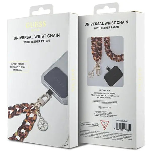 Guess GUOUCBMC4MT Universal Big Hand Strap Acetate Acrylic 4G Charm Case - Other cell phone equipment<<<HurtelXML