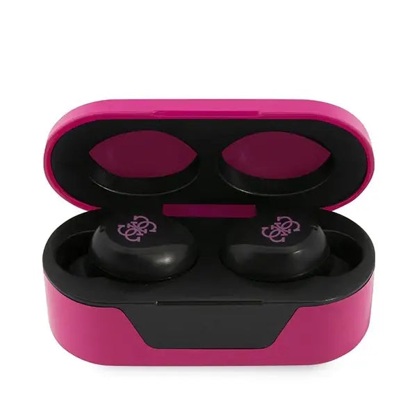 Guess GUTWST31EM TWS Bluetooth headphones + magenta docking station - Headphones and speakers<<<HurtelXML