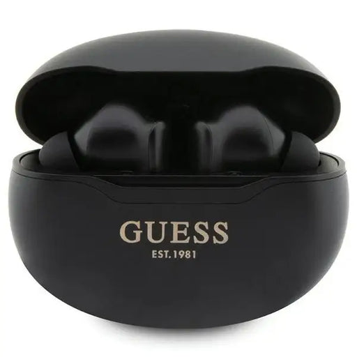 Guess GUTWST50EK TWS Bluetooth headphones + docking station - black Classic EST - Headphones and speakers<<<HurtelXML